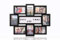 ARPAN Cadre photo multi-panneaux personnalisable pour 20 x 15 x 10 cm Noir