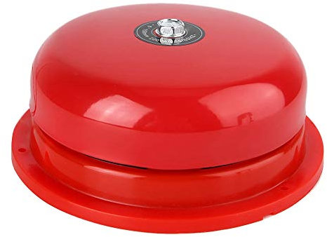 6 pollici in acciaio inox Tipo di scossa elettrica Campana elettrica 100db AC per allarme antincendio, evacuazione di emergenza, scuola e sicurezza campana Campanello di allarme antincendio(220V)