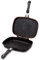 NAVA Grillpfanne Funtzio | 42 x 33 CM | Grill Pan mit Granitbeschichtung | Grillpfannen Doppelseitig Verschließbar | Steakpfanne Grill Pfanne | Antihaft | Toaster Sandwichmaker
