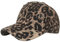 AIEOE Damen Baseball Kappe für Pferdeschwanz Baumwolle Leopard Ponytail Baseballkappe Outdoor Atmungsaktiv Sonnenhut Sonnenschutz Verstellbar Schirmmütze