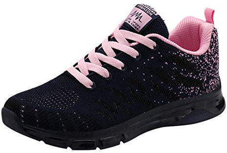 Chaussures De Sport Femme Ete Running Gym Fitness Confort Mesh Respirantes LéGer Pas Cher A La Mode Tendance Soldes Chaussures Student De Course