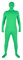 Andoer Ganzkörperfotografie Chromakey Green Anzug Unisex Erwachsene Grüner Bodysuit Stretch Kostüm für Foto Video Special Effect Festival Cosplay Karneval,180cm/71in Höhe