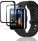 KeeFos Protection écran Compatible avec Xiaomi Redmi Watch 2 Lite, [2 Pièces] [Anti-Rayure] [HD Clair] [3D Couverture complète] TPU Film Protection écran Pour Xiaomi Redmi Watch 2 Lite
