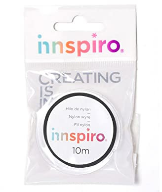 Elastisches schwarzes Garn, 0,6 mm, 10 m.