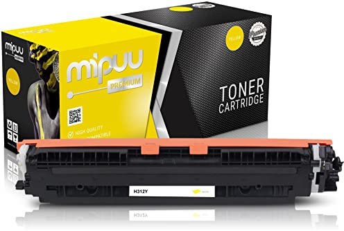 Mipuu Toner kompatibel für HP CE312A 126A Yellow Gelb für HP Laserjet Color Pro CP1012 CP1025 CP1025NW M275 M275N Pro CP1012 CP1025 CP1025NW MFP M175