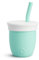 Munchkin C'est Silikon! Offener Trainingsbecher mit Strohhalm für Babys und Kleinkinder ab 6 Monaten, 113 ml, Mint