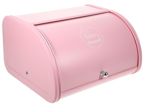 LIFKOME Panera de metal, color rosa
