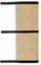 FOUTP 1Pcs Tapis Griffoir en Sisal Beige Naturel avec Velcro pour Meubles, Tapis, Canapés, Protection Contre Les Griffures De Chaise, Bureau