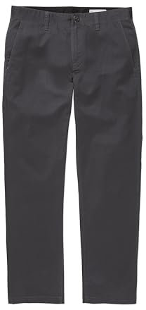 Volcom Herren Frickin Modern Fit Stretch Chino Pant Hose, Kohle 1, 36W / 30L