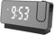 Projection Alarm Clock, HD LED Alarm Clock with Projection on Ceiling Wall Digital Alarm Clock with 180° Rotatable Projector, Snooze, Temperature, Bedside Clock for Heavy Sleeper (Black)