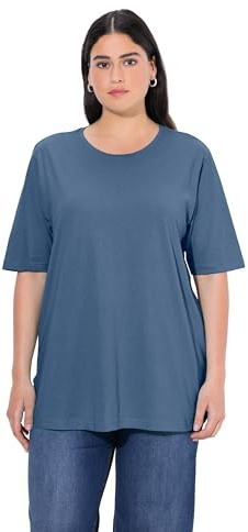 Ulla Popken Damen Shirt denimblau 42+