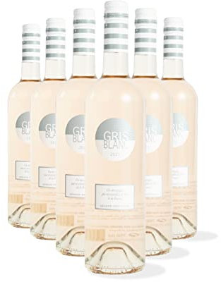 GÉRARD BERTRAND Gris Blanc Vin Rosé,Grenache Gris/Grenache Noir,IGP Pays d'Oc Sec,(6 x 0.75 l)