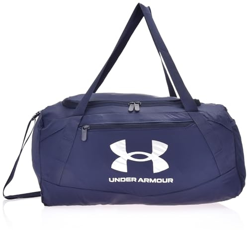 Under Armour Undeniable Packable Duffle 5.0 Xs, (410) Midnight Navy/Metallic Silver, One Size Fits Most, Undeniable Packable Duffle 5.0 Xs