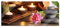 Pixxprint Glasbild Panorama, Wandbild aus Echtglas, Kerzen mit Zen Steinen und Seerose, 120x50 cm, inkl. Aufhängung und Abstandshalter