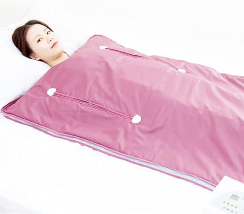 Coperta da Sauna Portatile for la casa, Coperta da Sauna Personale a casa for l'ificazione, Perdita di Peso, Rilascio delle Mani, bendaggi for Il Corpo brucia Grassi for Donne (Color : Pink)