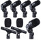 COMETX Set di microfoni per strumenti DMS-D7 Strumenti musicali professionali Set di batterie Microfono cablato Kit microfono con accessori di montaggio standard Custodia in alluminio 1 Microfono per