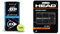 Dunlop Tennisball ATP Championship – für Sand, Hartplatz & Rasen (2x4 Bi-Pack) & Head Unisex-Erwachsene Supercomp Griffband, Black, Einheitsgröße