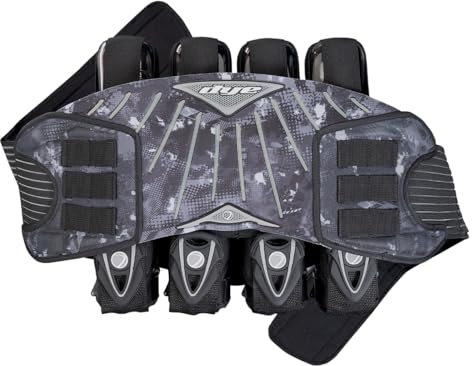 Dye Precision Attack Pack Pro Paintball Geschirr (Dyecam Schwarz/Grau)