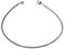 Tuyau frein moto Avec Raccords Banjo À 28 Degrés Et Conduite De Frein En PTFE Tressé En Acier Inoxydable À Joint Hexagonal Cluth Ligne (Size : 300mm)
