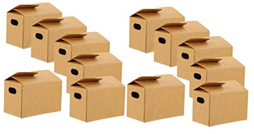 VICASKY 20 Teilige Box Puppenhaus Karton Mini Möbel Modell Winziges DIY Spielzeug Simulation Von Express Boxen Mini Dekoration Mini Boxen Für Kinder