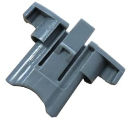 Embout rail pour lave-vaisselle Brandt - Pice detachee pour lave-vaisselle Integre en Acier inoxydable - AS0033524