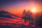Sunset Snow Scene, 4000 Piece Jigsaw Puzzle, Challenging Puzzle For Adults, Large Jigsaw Puzzle Stress Relief Toy, 4000 Piece Adult Puzzle, Suitable