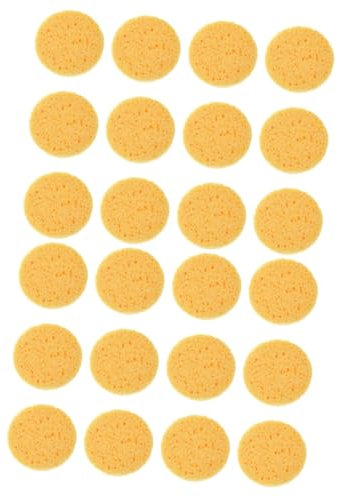 Gogogmee 24stücke Naturcellulose Gesichtsreinigungsschwämme Sanfte Peeling Pads Für Effektive Gesichtsreinigung Und Make-up Entfernen Hypoallergen Und