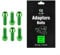 Colorful Disc Brake Caliper Fixing Bolts, 6pcs, M6*18mm, MTB Bike Screws (Green)