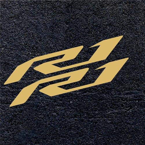 MPODYTSF Aufkleber für Motorrad Für Yamaha YZF-R1 R1 Motorrad Reflektierende Tank Pad Dekoration Zubehör Aufkleber Aufkleber(Matte Gold)