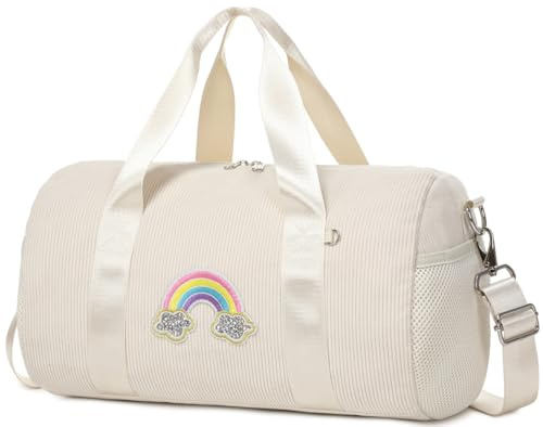 Sac de Danse Classique Fille Sacs de Sport pour Enfant Arc-en-Ciel Sacs à Main Fille Sac Piscine Sac à Bandoulière