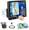 Fuluku Autoradio 1 Din con Wired Carplay Android Auto, 7 Pollici HD Touchscreen Stereo Auto con Bluetooth/USB/Type-C/FM/RDS/EQ/Mirror Link/Telecamera di Retromarcia/MIC