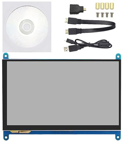 Asukohu Schermo Touchable 7 esposizione 1024x600 per 4B/3B++ e piccolo computer portatile compatibile schermo