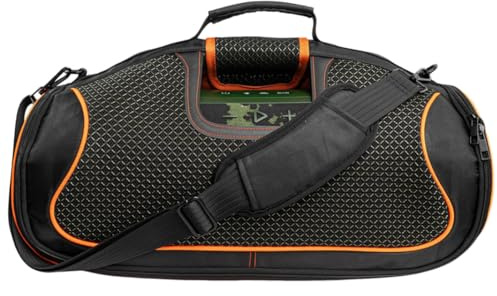 Sac de Rangement Portable pour JBL Boombox 4 Enceinte sans Fil Sacoche de Voyage Pochettes en Tissu avec Bandoulière Accessoires pour Enceintes (étui Uniquement) (Black)