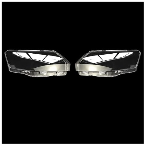 Scheinwerfer Shell Lampenschirm Für Skoda Für Rapid 2013–2016: Klarglas-Frontscheinwerfer Transparente Lampenschirme Lampengehäuse Auto-Linsenabdeckung(A Pair)