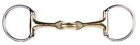 QHP Olivenkopftrense Argentan Doppelt Gebrochen Stärke 17 mm 10,5-14,5 cm (12,5)