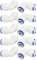 sourcing map 10 Stk. Ellbogen Rohr Schnellverbindung 3/8 Zoll RO Wassersystem Wasserspender de
