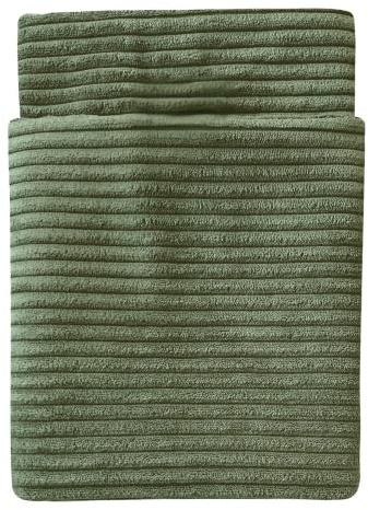4L Textil Ersatzbezug Hundekissen Hundebett Cord waschbar 100x80 | 100x80 cm | Olivgrün | In mehreren Farben und Größen | Robust | Maschinenwaschbar