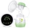 MAM 2-in-1 Single Electric Breast Pump | Quiet and Comfortable Pumping | Soft Silicone Breast Funnel | Newborn Essentials | Green (Various Designs)