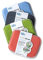 Kilo Spugna abrasiva, AntiGraffio, con Nucleo Assorbente, Multiuso, Set da 4 (Vari Colori), Acciaio Inossidabile, Vario, 17x13cm Set of 4, 4 unità