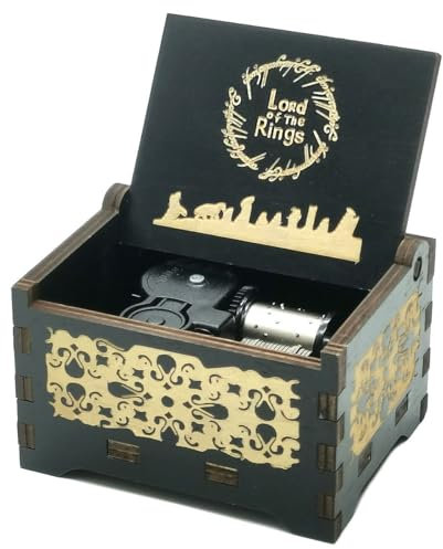 Micteney Der Herr Der Ringe Spieluhr,Der Herr Der Ringe Geschenke,Lord of The Rings Spieluhren aus Holz