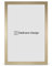 Stallmann Design 'New Modern' Bilderrahmen 59,4 x 84 cm (DIN A1) | Farbe: Gold gebürstet | eleganter Frame für Ihre Fotos und Motive