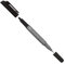 Marabu 01470003073 - Permanent Marker Graphix in Schwarz, mit Doppelspitze 1-2 mm und 0,5 mm, brillante Farben, schnelltrocknende, alkoholbasierte Tinte, geruchsarm und wasserfest