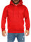 Raff & Taff Hoodie Kapuzenpullover Sweatshirt Sweater Pullover | S - 10XL | Sport Alltag Freizeit | Premium Baumwolle Fleece Innenseite (RT-H-401-Rot, 5XL)