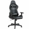 BAKAJI Sedia Poltrona Gaming Scrivana Ufficio Casa in Ecopelle Schienale Reclinabile Cuscino Lombare Poggiatesta Rotazione 360 Gradi Direzionale Altezza Regolabile Base 5 Ruote (Nero)