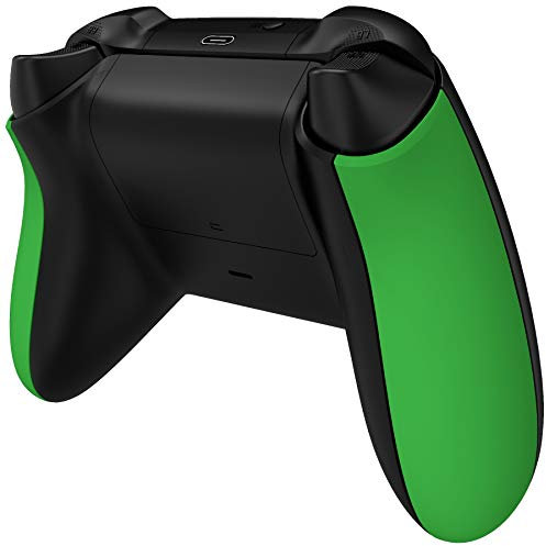 eXtremeRate Carcasa de Grip para Xbox Series X S Mando Asa Izquierda Derecha Empuñadura Antideslizante Mango de Reemplazo para Xbox Series S X Control-No Incluye Mando(Verde)