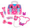 Famosa - Minnie Bow Care Doctor Bag Set, Set médico infantil, maletín con luz y sonido, y accesorios para jugar a los doctores como termómetro, jeringa y pegatinas de tiritas, desde 3 años, (MCN09000)