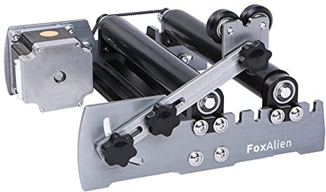 R57 Y-axis Rotary Roller Engraving Module for Cylindrical Objects Curved Surface for FoxAlien 4040-XE CNC Router Engraving Machine