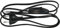Gefom Cordon avec Interrupteur, 2m 2x0.75mm² Noir