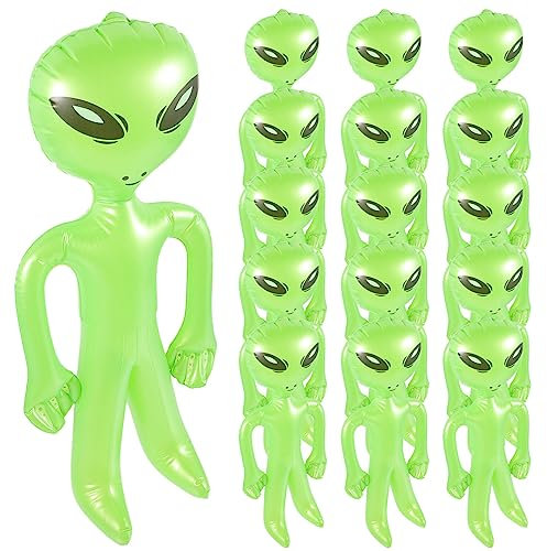 COHEALI Halloween-Dekorationen Alien Bläst Aufblasbaren Alien-Jumbo-Alien In Die Luft Riesiger Aufblasbarer Alien Zum Aufblasen Für Halloween-Alien-Weltraumparty-Dekorationen, GYU8JOCL49M4216HD