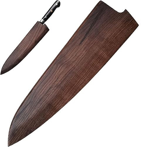 Chef Knife Edge Guard, Wood Knife Sleeve, Knife Cover Sheath Knife Blade Protectors Single Knife Holder Cases Holders
